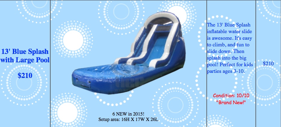 Prairieville awesome kids slide rental